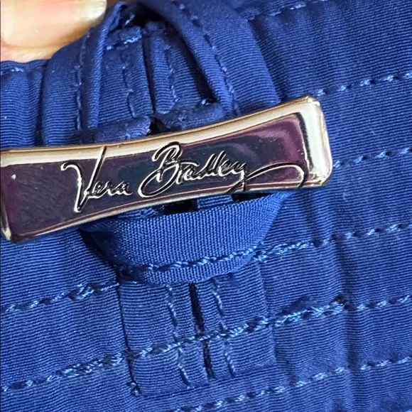 Vera Bradley Blue Quilted Tote Bag - Picture 2 of 10